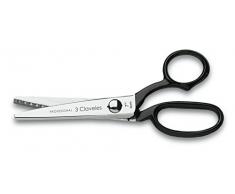 3 claveles 81 - Ciseaux en Zig-zag, Nickel, 17,78 cm