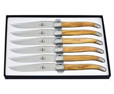 Forge De Laguiole T6 2M IN OL Couteau, Olivenholz