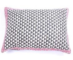 La Finesse - Housse de Coussin carrÃ©e dÃ©corative 50 x 50 cm pour la Maison en Coton pour Le Salon, Le canapÃ©, la Chambre Ã Coucher, Tissu colorÃ©, Taille Unique