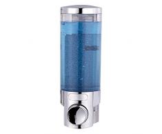 Garcia de Pou Distributeur de Savon, 400Â ML, en Polycarbonate, Argent, 10Â x 30Â x 30Â cm