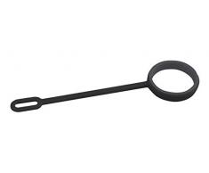 SIGG Bottle Lace lien porte-couvercle noir (taille unique), pièce de rechange pour gourde SIGG avec bouchon à visser, attache couvercle pratique