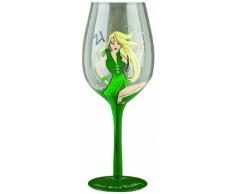 Boxer Gifts Tallulah Verre à vin élégant Motif 21 Ans