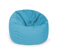 Outbag Donut Pouf, Aqua, 90 x 90 cm