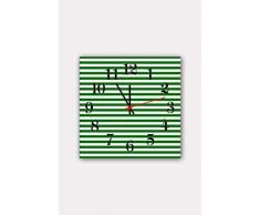 Bonamaison Horloge Murale en MDF, Multicolore, 30 x 30 cm