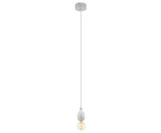 Eglo AVOLTRI Suspension en bois Blanc patine 60 W