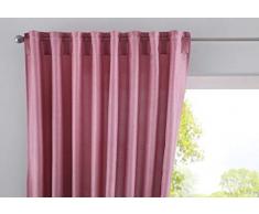Gardinenbox Rideau occultant à Passants avec embrasses 100% Polyester Altrosa, HxB 250 x 140 cm