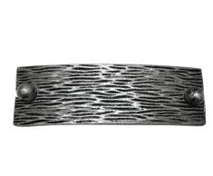 Gardinia Embrasse Poignée argenté Antique 13,5 x 4 cm, Steel