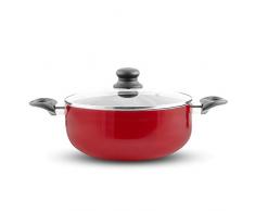 KITCHEN COOK Faitout Aluminium 28cm Avec Couvercle Modele Neo Ft28tfi