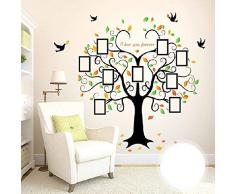 Mondial-Fete - Sticker adhésif Arbre 9 Photos (160 x 204 cm)