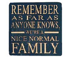 Boxer Gifts Dessous de Verre Inscription Nice Normal Family