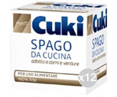 Cuki Lot de 12 Ficelle pour rÃ´ti Blanc 6 m Accessoire pour la Cuisine et la Table