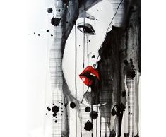 Legendarte Tableau, Impression sur Toile - Tristesse AngÃ©lique - cm. 50x60