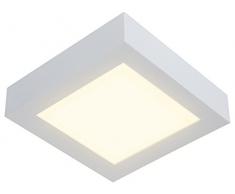 Naeve Leuchten A, Plafonnier LED, aluminium, 18Â W, 22,5Â x 22,5Â x 4Â cm, blanc chaud 1102026