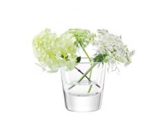 LSA International Otto Vase en Verre, Verre, Transparent, 21Â cm