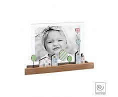Cadre photo avec baguette en bois ed dÃ©corations shabby â Taille photo 13x18 cm
