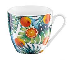 AMBITION Tropical Tasse Ã thÃ© en Porcelaine Orange 510 ML