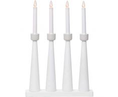 Star Paint Chandelier de fenêtre en papier 5 ampoules Blanc