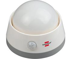 Brennenstuhl Veilleuse LED Ã piles avec dÃ©tecteur de mouvement infrarouge et interrupteur 3 modes, coloris blanc, QuantitÃ© : 1