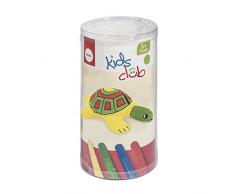 Rayher 7551500 peluche tortue à  peindre 12 cm pVC box 1 animal et 4 stylos