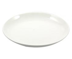 la Porcellana Convivio Creuse Plateau Rond cm 36Â dans Une boÃ®te Cadeau, Blanc