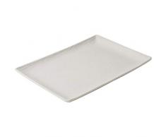 Revol RV648307 Assiette Arborescence, Porcelaine, Ivoire, 33 x 23 x 2,4 cm