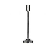 MICA Decorations Bougeoir, myrte, Argent, Höhe 30 cm, Durchmesser 8,5 cm