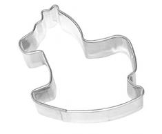 Birkmann 1010702510 Emporte-pièce en Forme de Cheval à Bascule 5,5 cm, Plastique, Gris, 5 x 3 x 2 cm