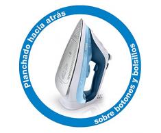 Braun Texstyle 7 SI7065BL Plancha, puissance 2600 W, semelle Eloxal Plus FreeGlide 3D avec repassage bidirectionnel, coup de vapeur de 225 g, système anti-calcaire et anti-goutte, plastique