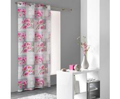 douceur dintérieur rideau a oeillets 140x240 cm microfibre florys