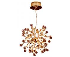 Motif Les Grönlund 9107/15 Golden Globe Lustre en cristal, plaqué or, G4