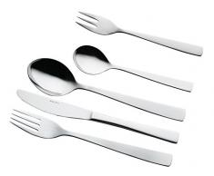 Solex Elisabeth 24 Couverts en Acier Inoxydable Argenté 14 x 2 x 1 cm