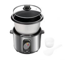 SENCOR SRM 1000SS Cuiseur Ã riz 400 W avec insert de cuiseur vapeur CuillÃ¨re Ã riz 1 l Gris