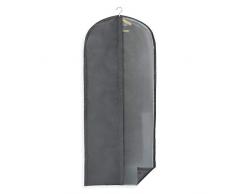 Rayen 2015.12 vêtement pour penderie | Housse de Costume sur Cintre avec Fermeture à glissière | Couvre-Robe résistant à la poussière, à lhumidité et aux Mites, Polyester, Gris Foncé, 60 x 150 cm