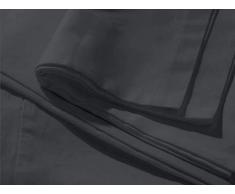 Drap de lit arriÃ¨re Lane 100 % Satin de Coton mako 270 x 290 cm Gris foncÃ©