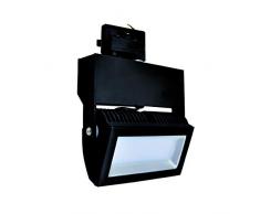 MACADAM - Projecteur LED pour Rail, Noir, 3000 lm, 28 W, 4000 K