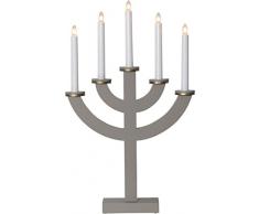 Star 219-54 Bougeoir de fenêtre, Bois/, Gris, 3.3 x 5.3 x 0.8 cm