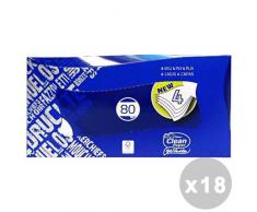 Clean Set 18 mouchoirs Box * 80 pièces. 4 Plis â Mouchoirs de Papier