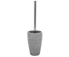 RIDDER 2153407 Brosse de Toilette, polyrésine, Gris Clair, env. 10,7 x 10,7 x 37 cm
