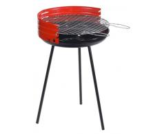 Alperk Camping Barbecue 55Â x 55Â x 79Â cm Noir/rouge
