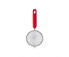 Home Passoire, Acier Inoxydable, Rouge, 24Â x 10Â x 4.5Â cm