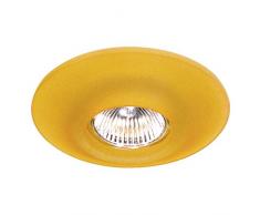Gumarcris 823AMB Spot Encastrable Rond en Verre Jaune peint