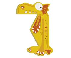 ABC Lettres Monster Murphy en Bois IdÃ©al comme dÃ©coration de Lettres en Bois, comme dÃ©coration ou Plaque de Porte