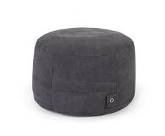 Outbag Rock Pouf, Noir, 60 x 60 cm