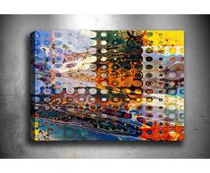 Bonamaison Peinture sur toile, multicolore, 40 x 60 cm - ConÃ§u et fabriquÃ© en Turquie