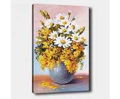 Bonamaison Peinture sur toile, multicolore, 30 x 40 cm - ConÃ§u et fabriquÃ© en Turquie