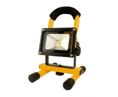 Arcas 30700029 Projecteur LED 10W jaune, Plastique