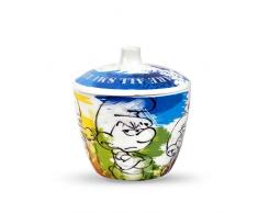 I Puffi Les Schtroumpfs ppu41/X Sucrier, modÃ¨le, Porcelaine, Multicolore