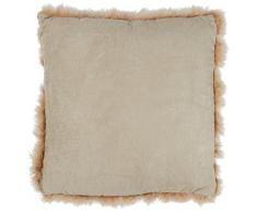 Thedecofactory 443009 Coussin, Polyester, Beige, 40 x 40 x 3 cm