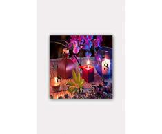 Bonamaison Horloge Murale en MDF, Multicolore, 30 x 30 cm