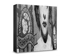 COGNOSCO HG-B109 Tableau Mural en Bois avec Photo darchitecture Berlin en Bois Noir et Blanc 15 x 15 cm